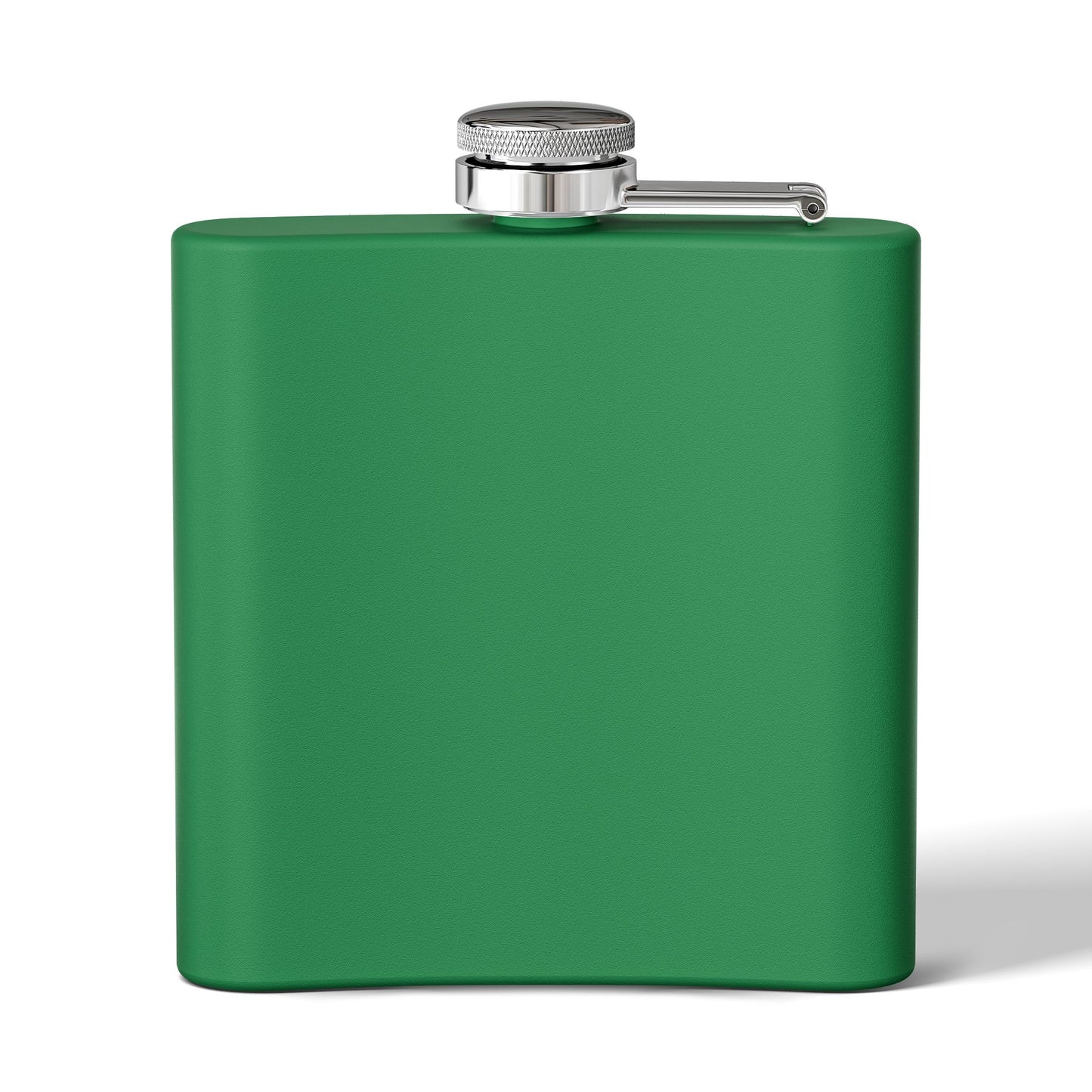 6oz Stainless Flask — Cozy Cottage Whiskey Hipster Outdoor Gift