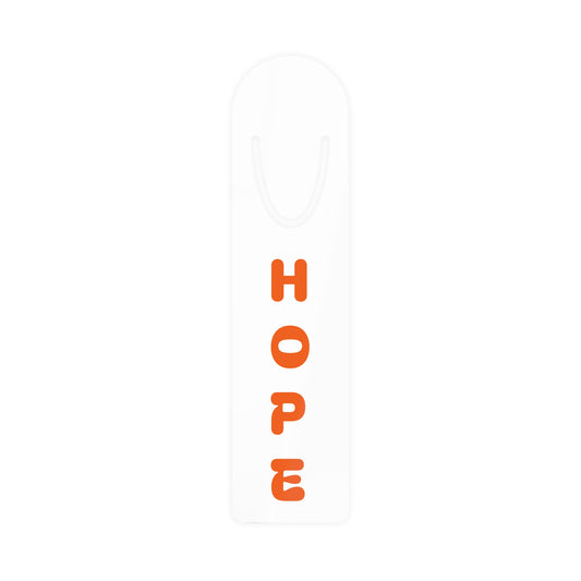 Hope Bookmark  Orange