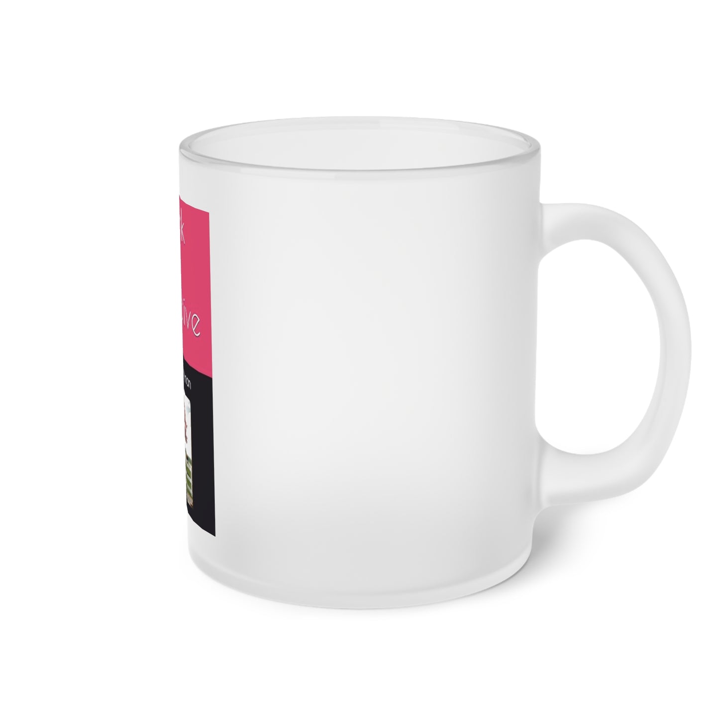 The Pink Tree Collective Cover Frosted Glass Mug