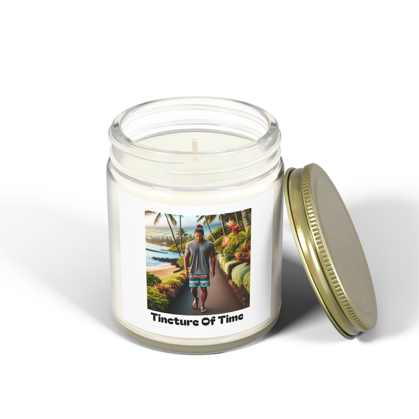 Tincture Of Time Scented Candles, Coconut Apricot Wax (4oz, 9oz)