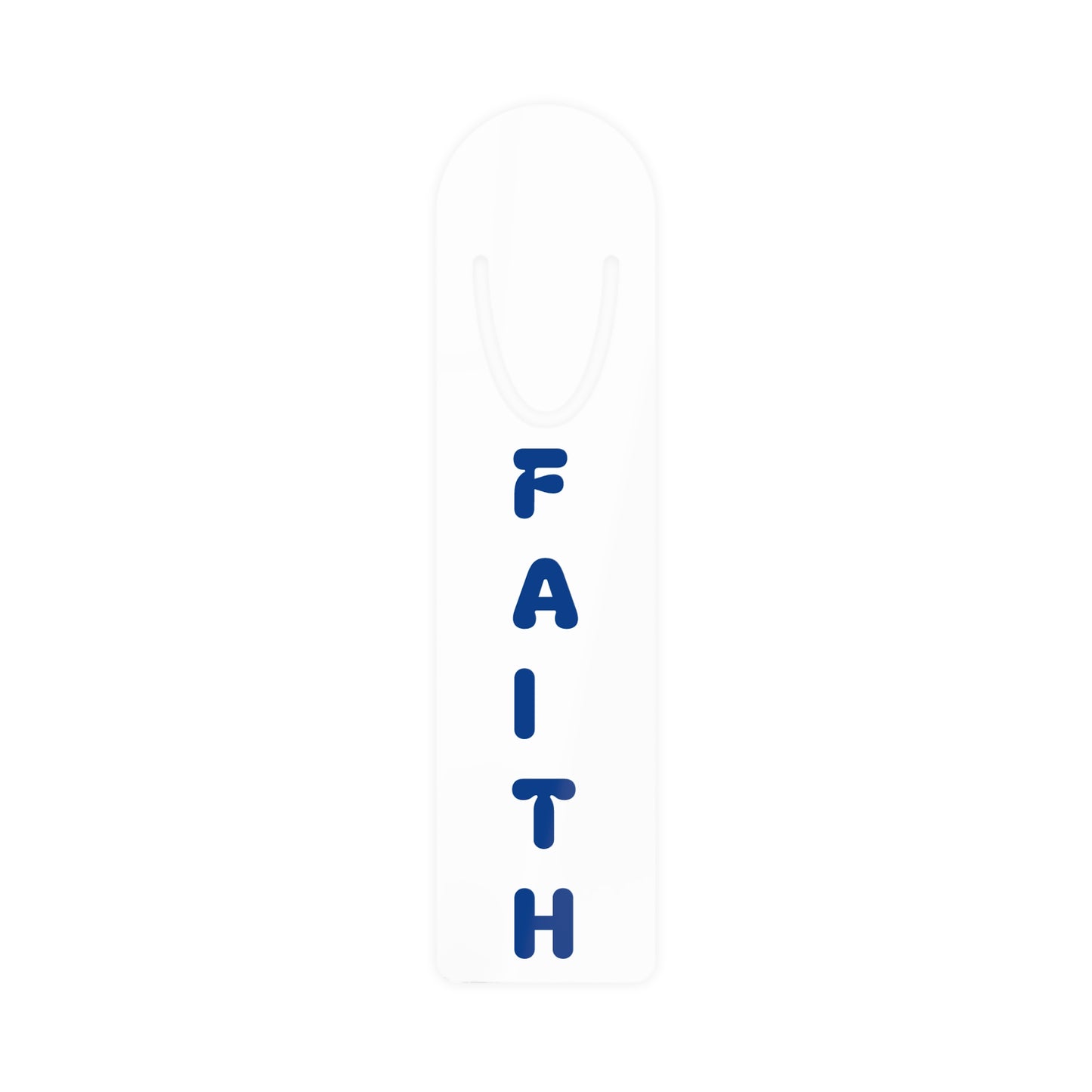 Faith Bookmark--Dark Blue