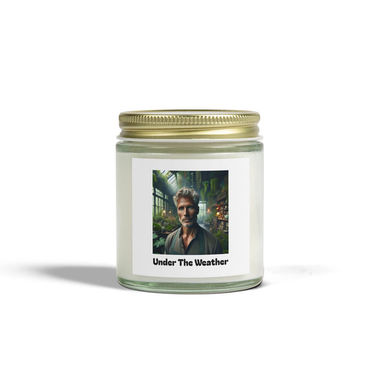 Under The Weather Scented Candles, Coconut Apricot Wax (4oz, 9oz)