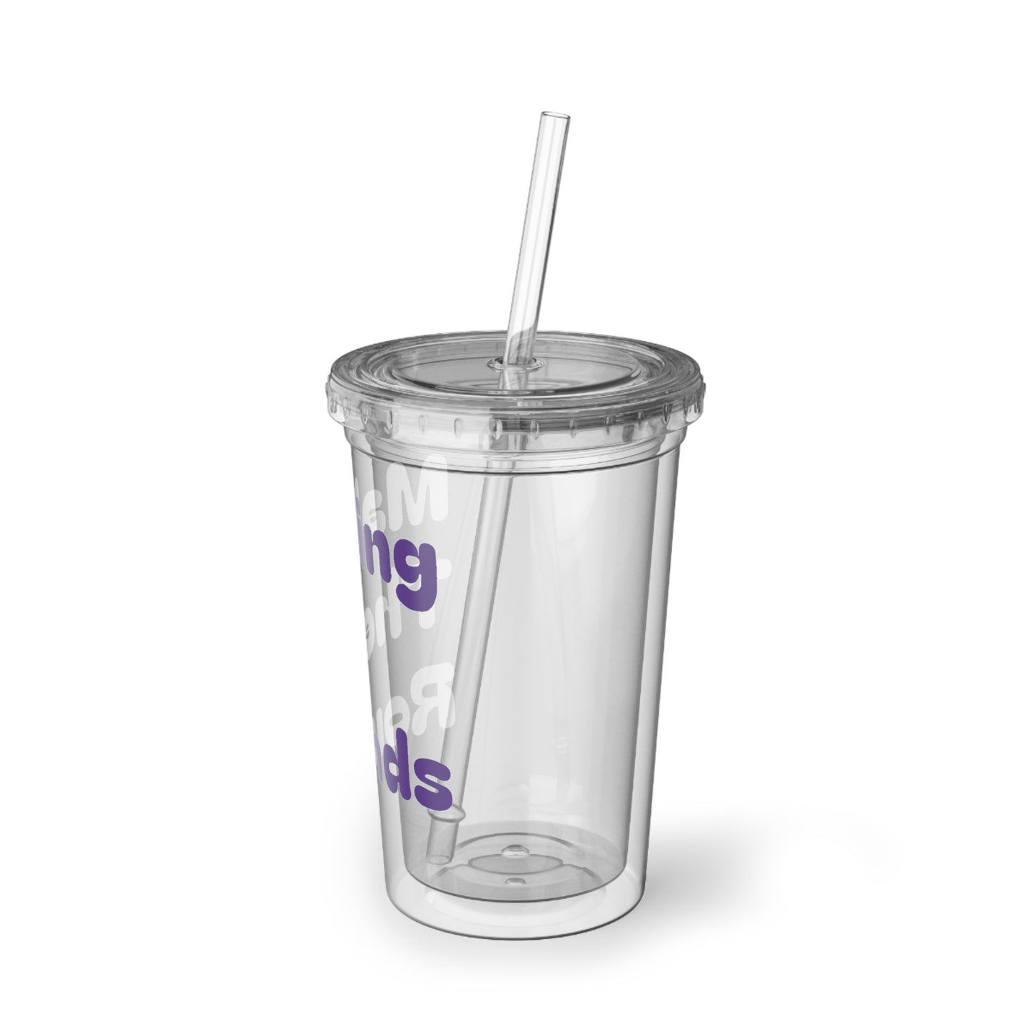 Making The Rounds [Purple] Suave Acrylic Cup