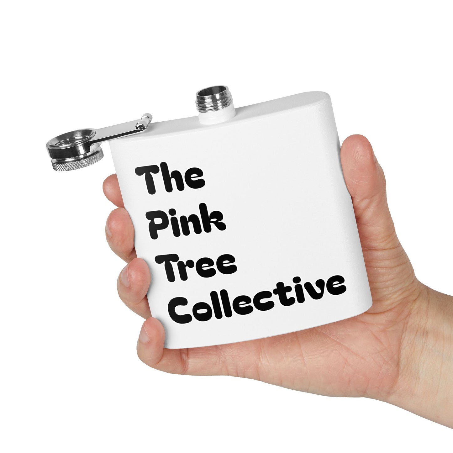 The Pink Tree Collective 6oz Stainless Steel Flask