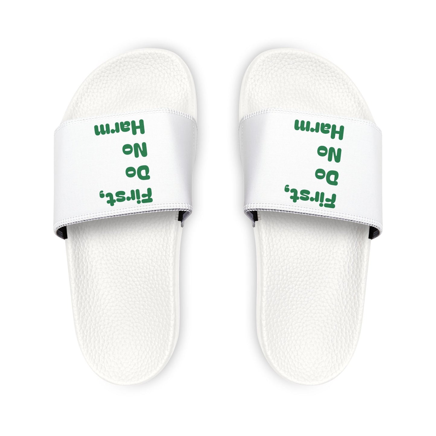 First Do No Harm Green Men's Removable-Strap Sandals