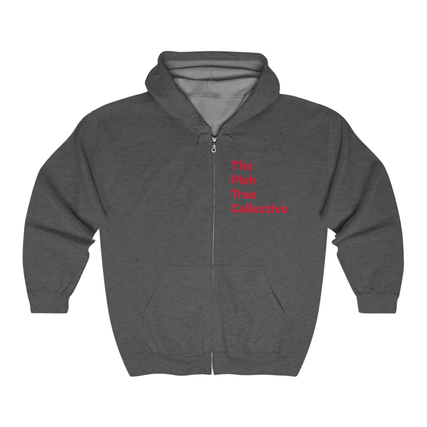 Making The Rounds Red Unisex Heavy Blend™ Full Zip Hooded Sweatshirt