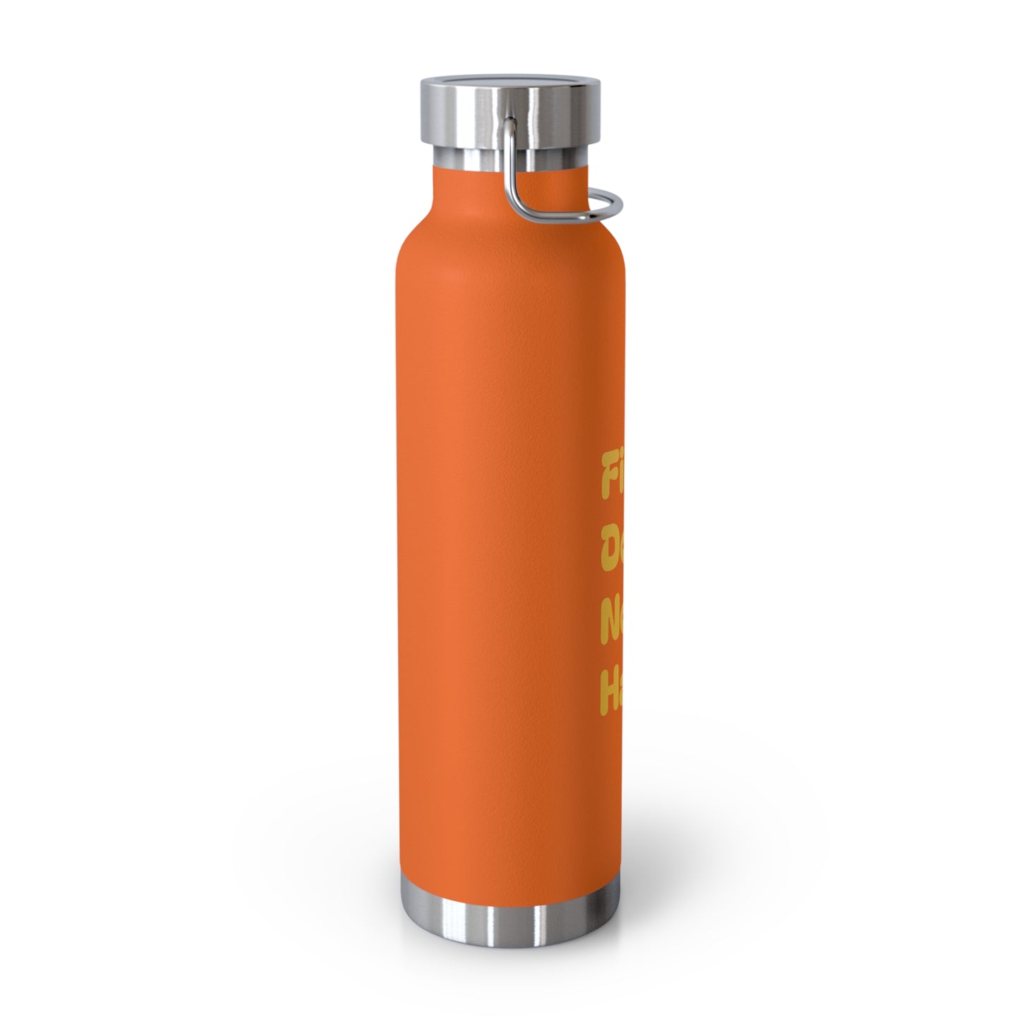 First Do No Harm Yellow Copper Vacuum Insulated Bottle, 22oz