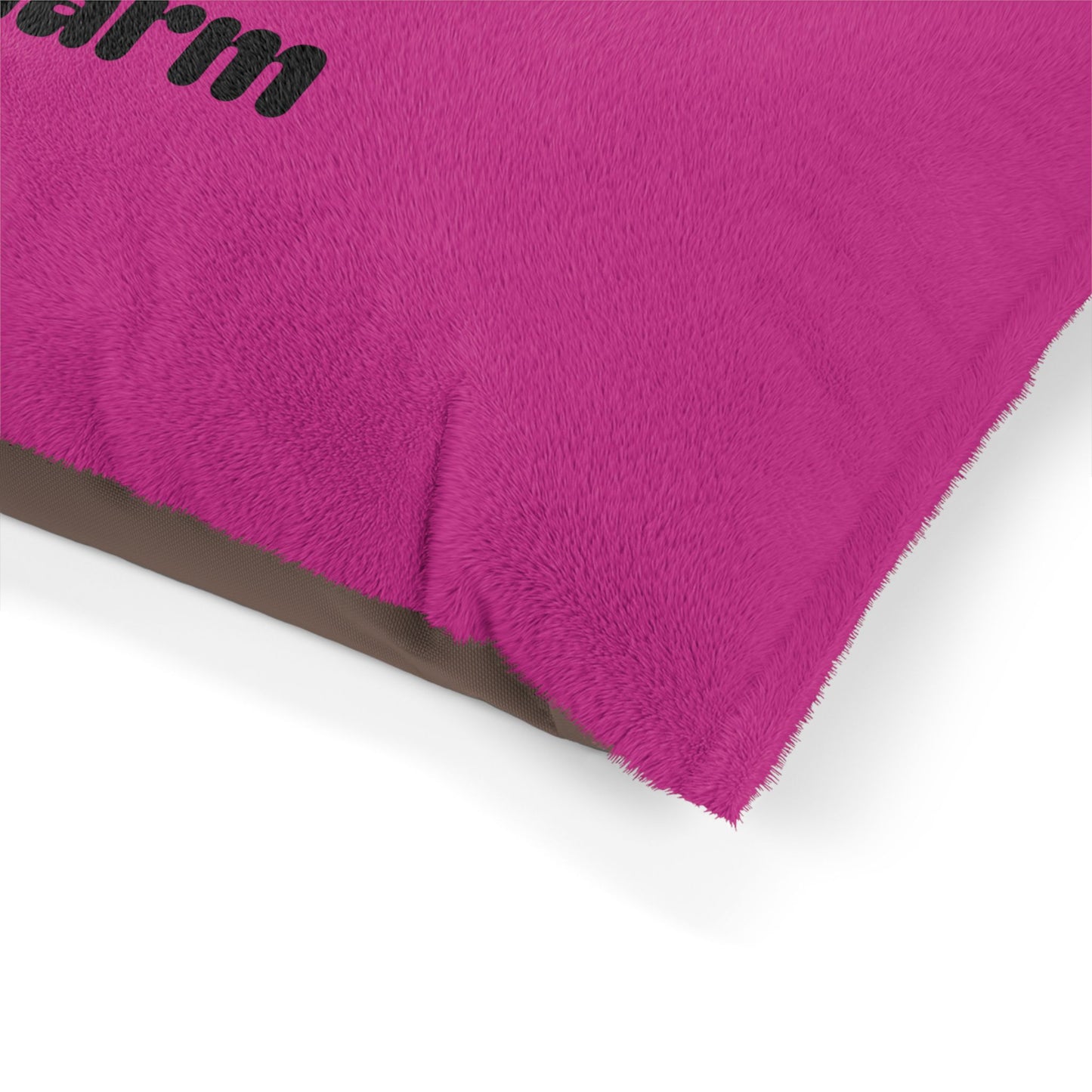 First Do No Harm Pink / Black Pet Bed