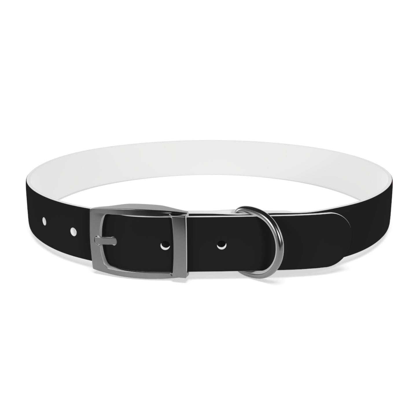 Making The Rounds Black with Red Dog Collar