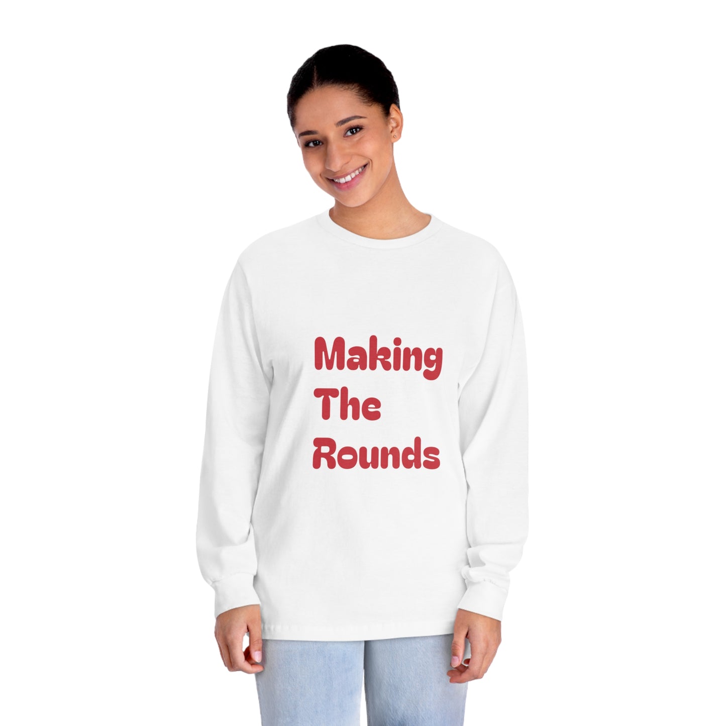 Making The Rounds Red Unisex Classic Long Sleeve T-Shirt