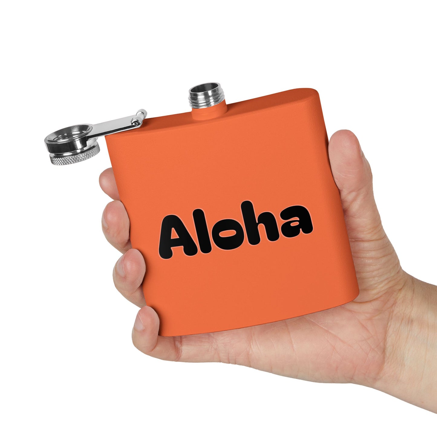 Aloha Stainless Steel Flask — 6oz Travel Hip Flask