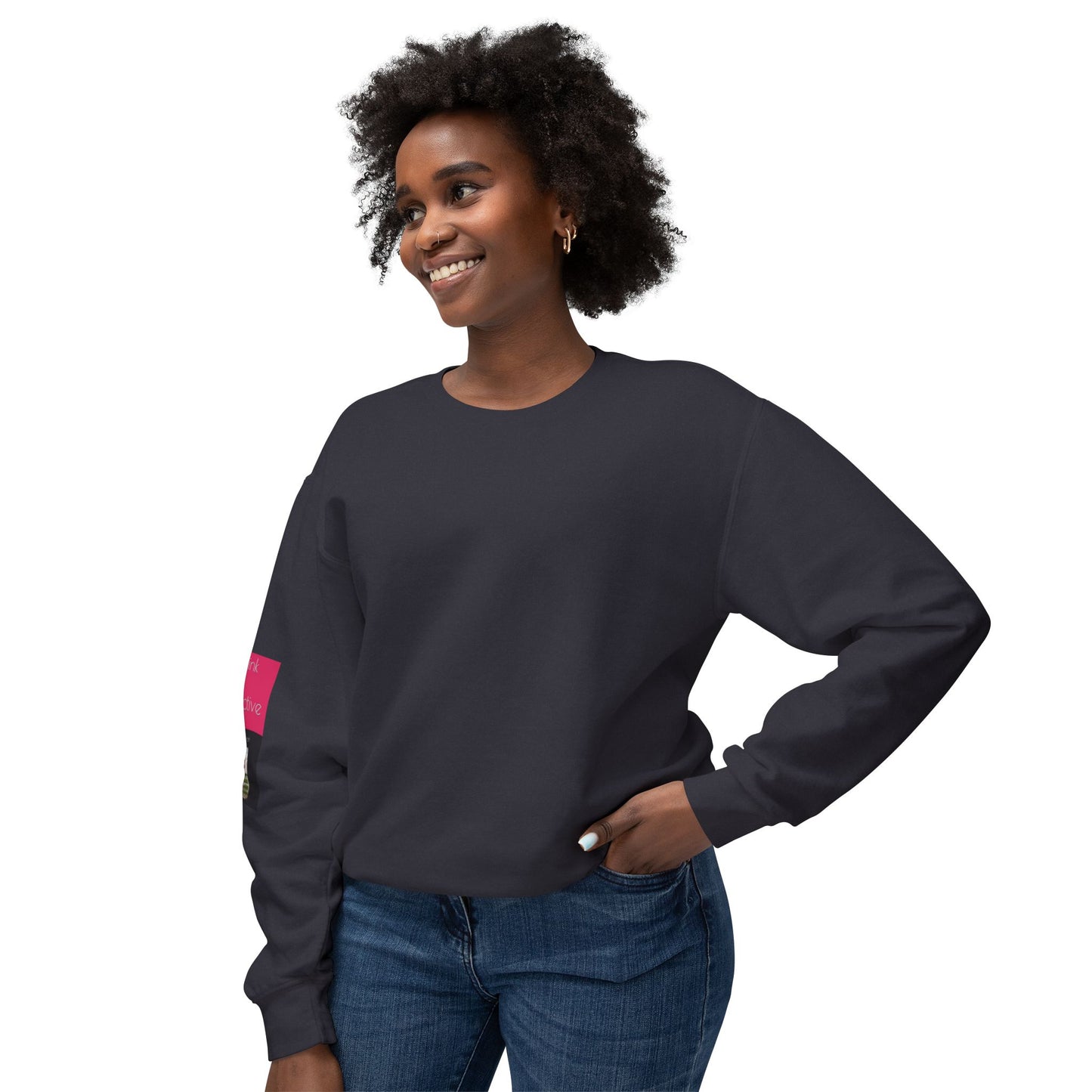 Out In Public Unisex Lightweight Crewneck Sweatshirt