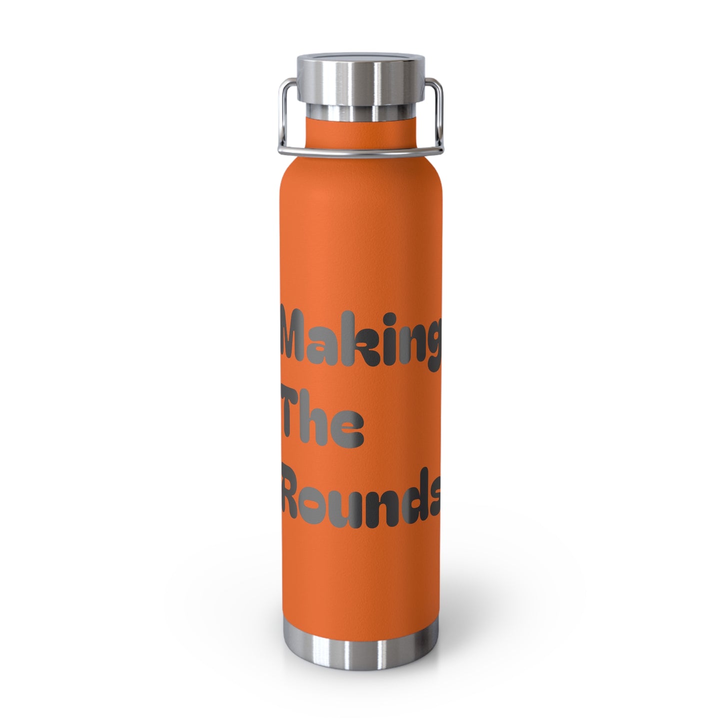 Making The Rounds black Copper Vacuum Insulated Bottle, 22oz