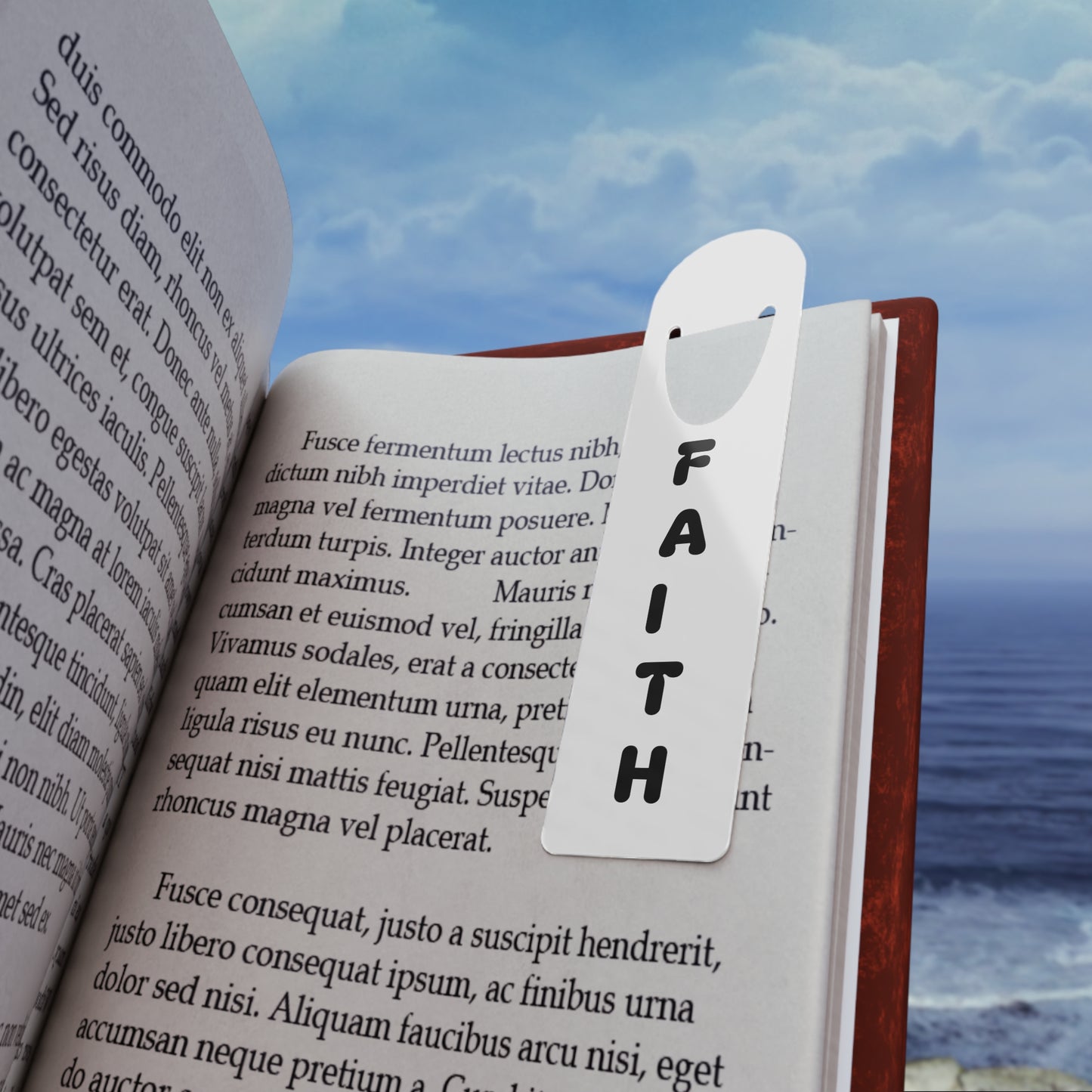 Faith Bookmark--Black