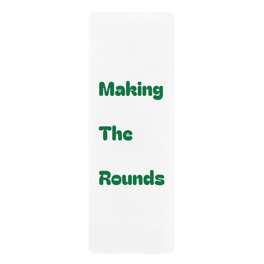 Making The Rounds Green Rubber Yoga Mat