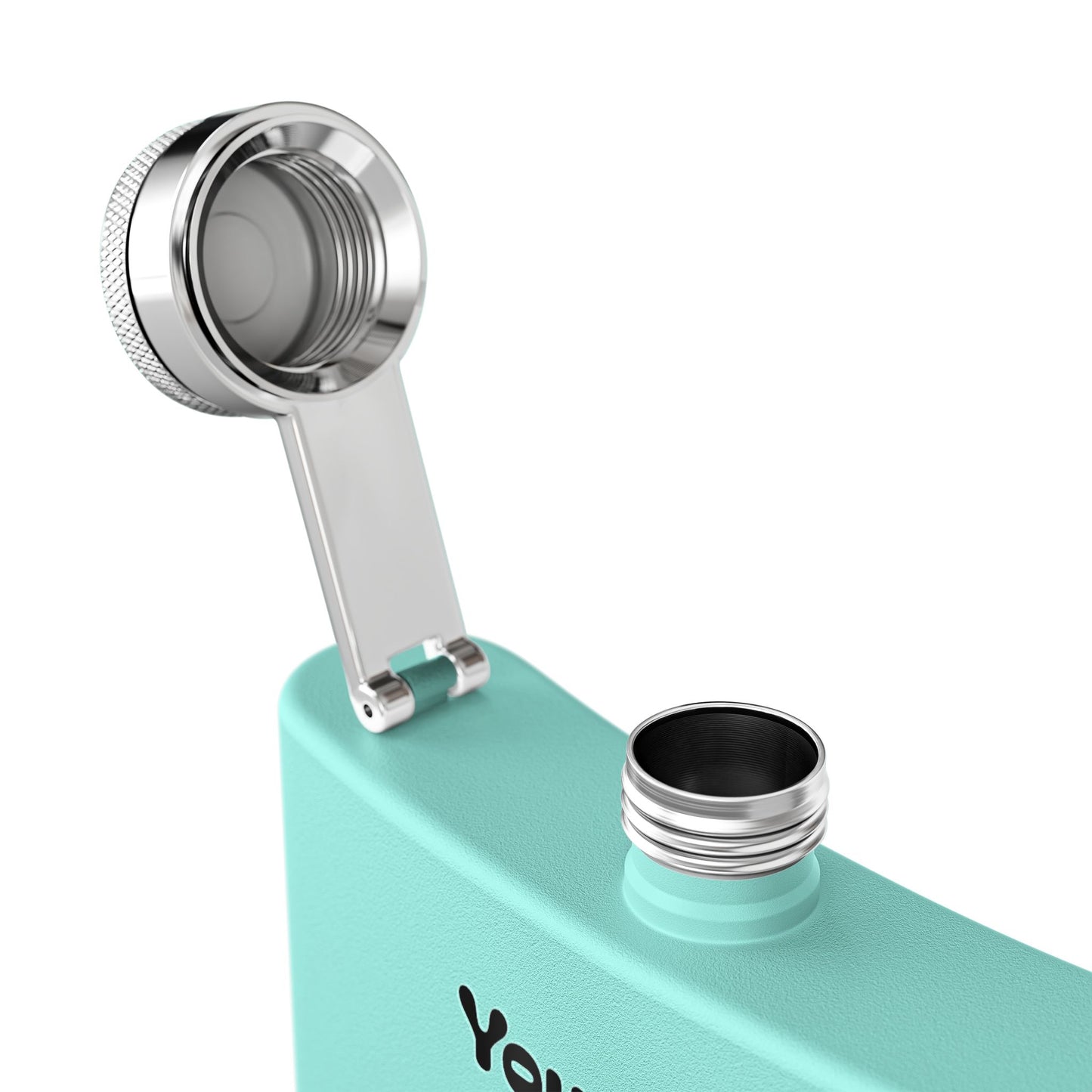 6oz Stainless Steel Flask — "You are the center of my Venn diagram" Romantic Hipster Gift
