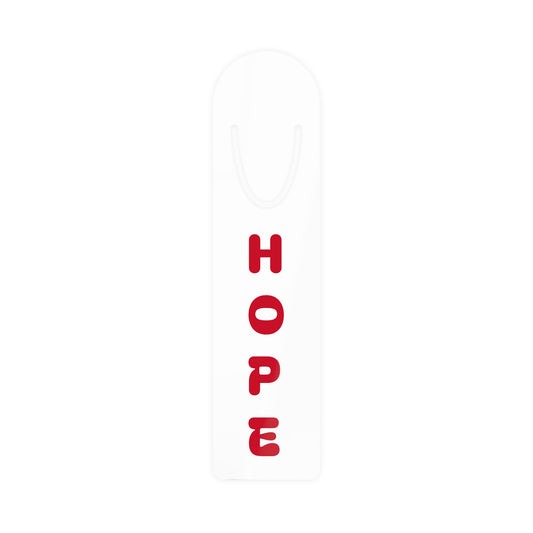 Hope Bookmark  Red