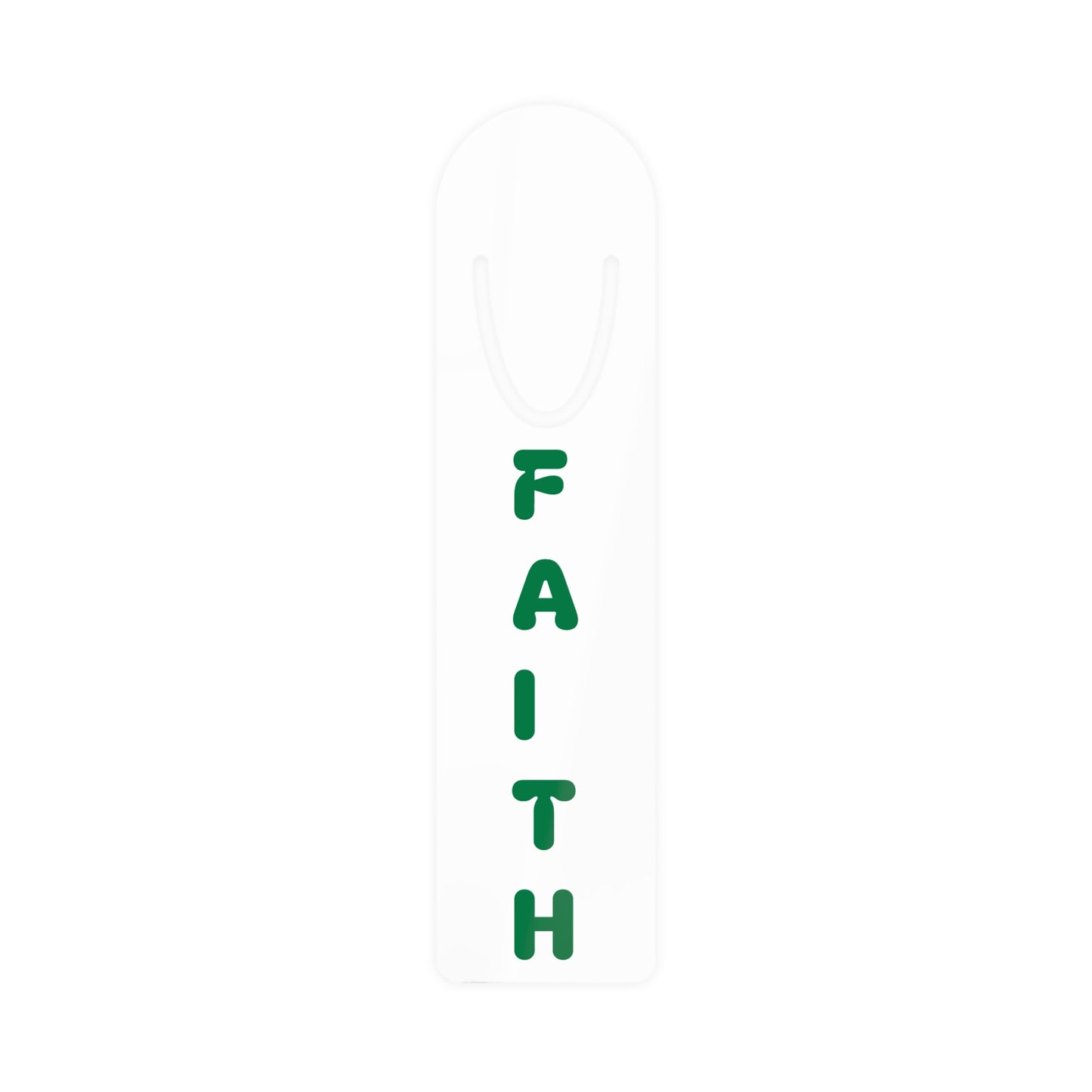 Faith Bookmark -- Green