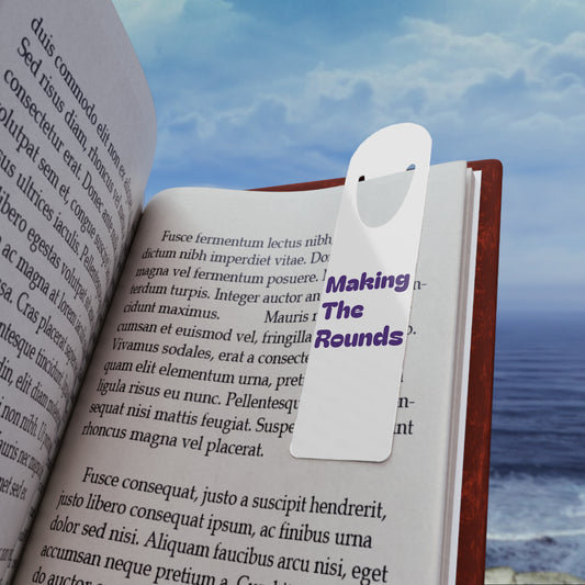 Making The Rounds Purple Bookmark