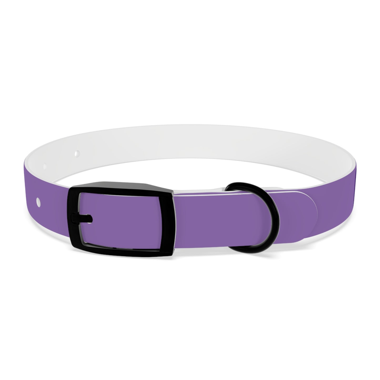 Making The Rounds Purple Dog Collar