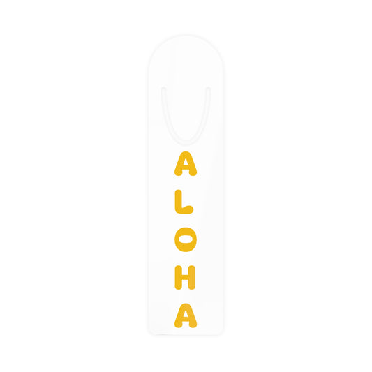 Aloha Bookmark -- Yellow