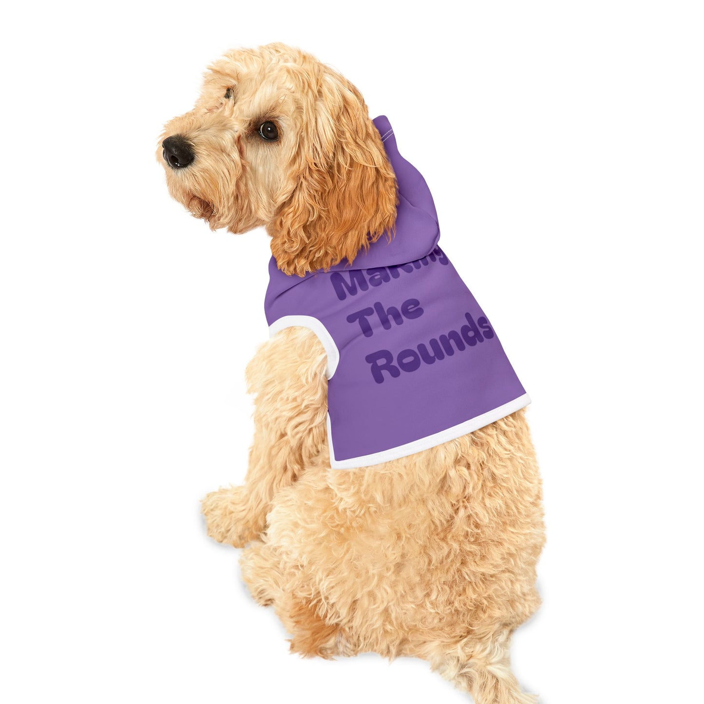 Making The Rounds Purple / Purple Pet Hoodie