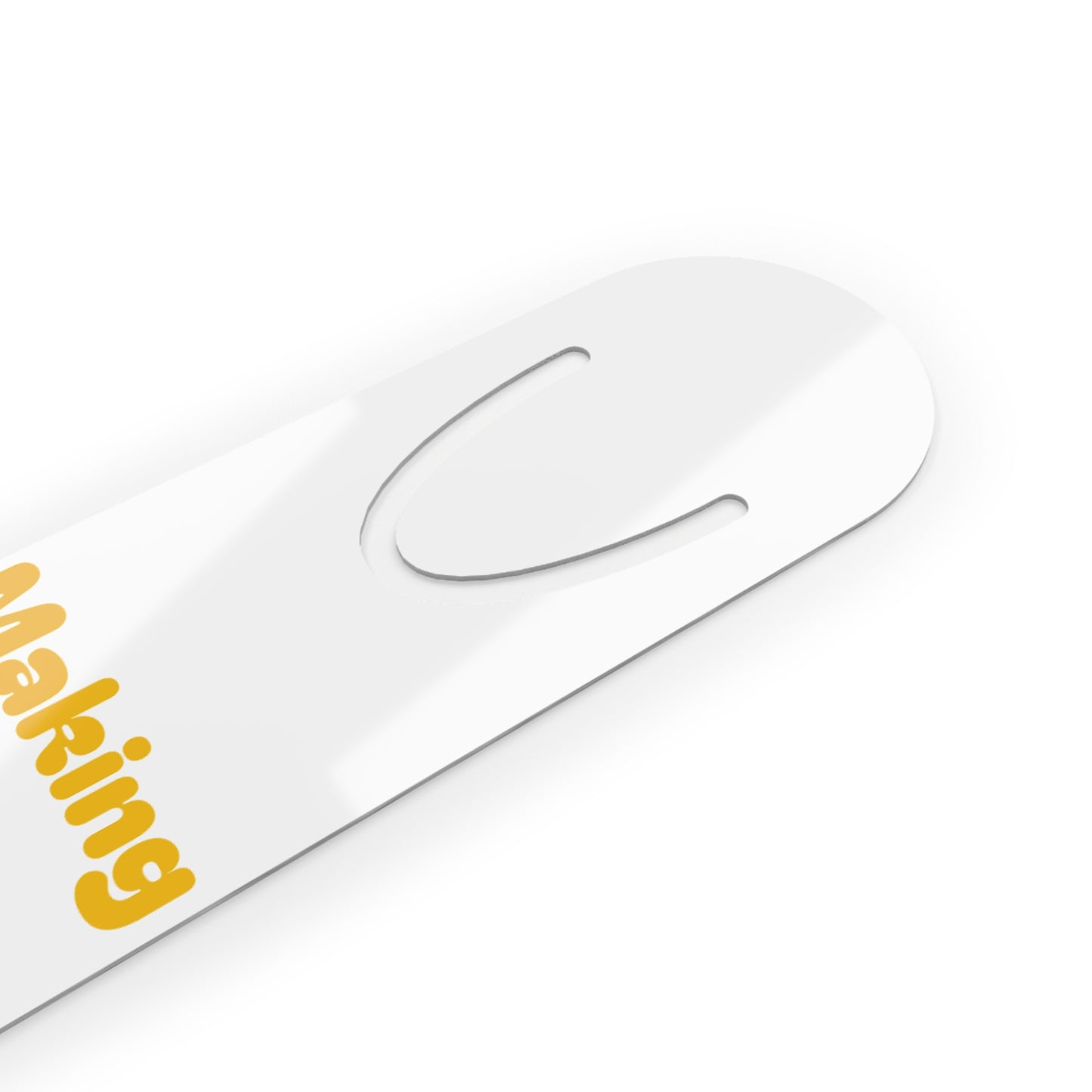 Making The Rounds Yellow Bookmark