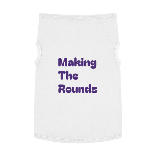 Making The Rounds Purple Pet Tank Top