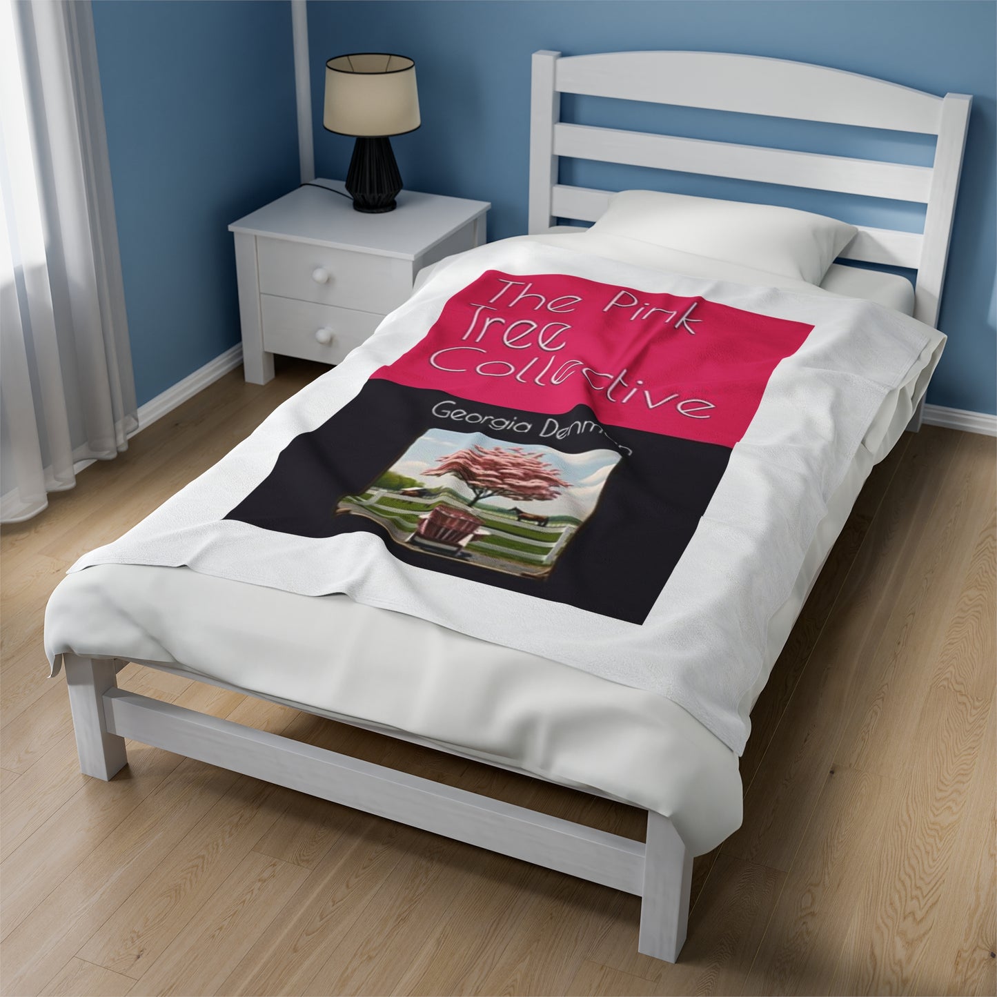 The Pink Tree Collective Cover Velveteen Plush Blanket