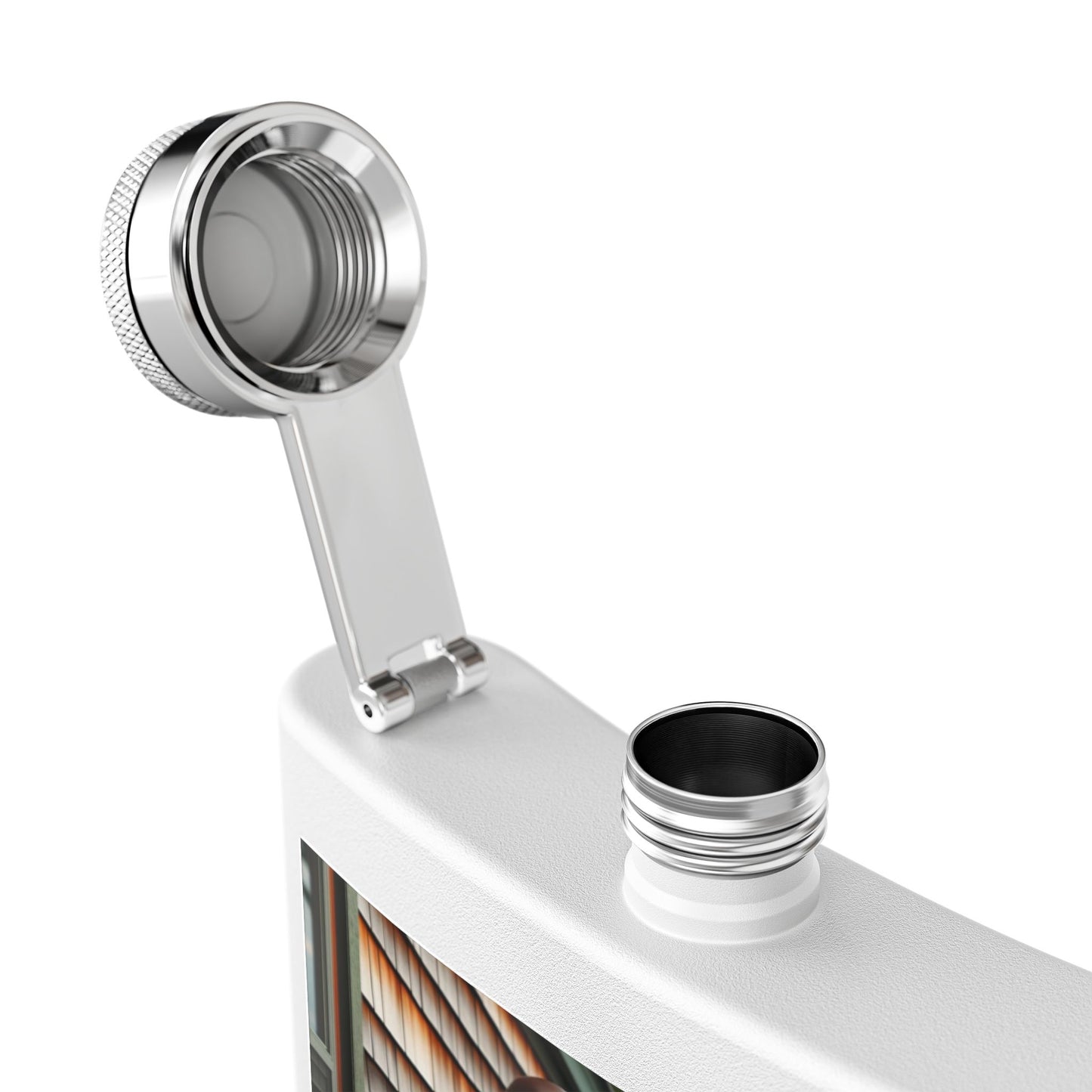 6oz Stainless Steel Flask — Lakeside Cabin Photo Design