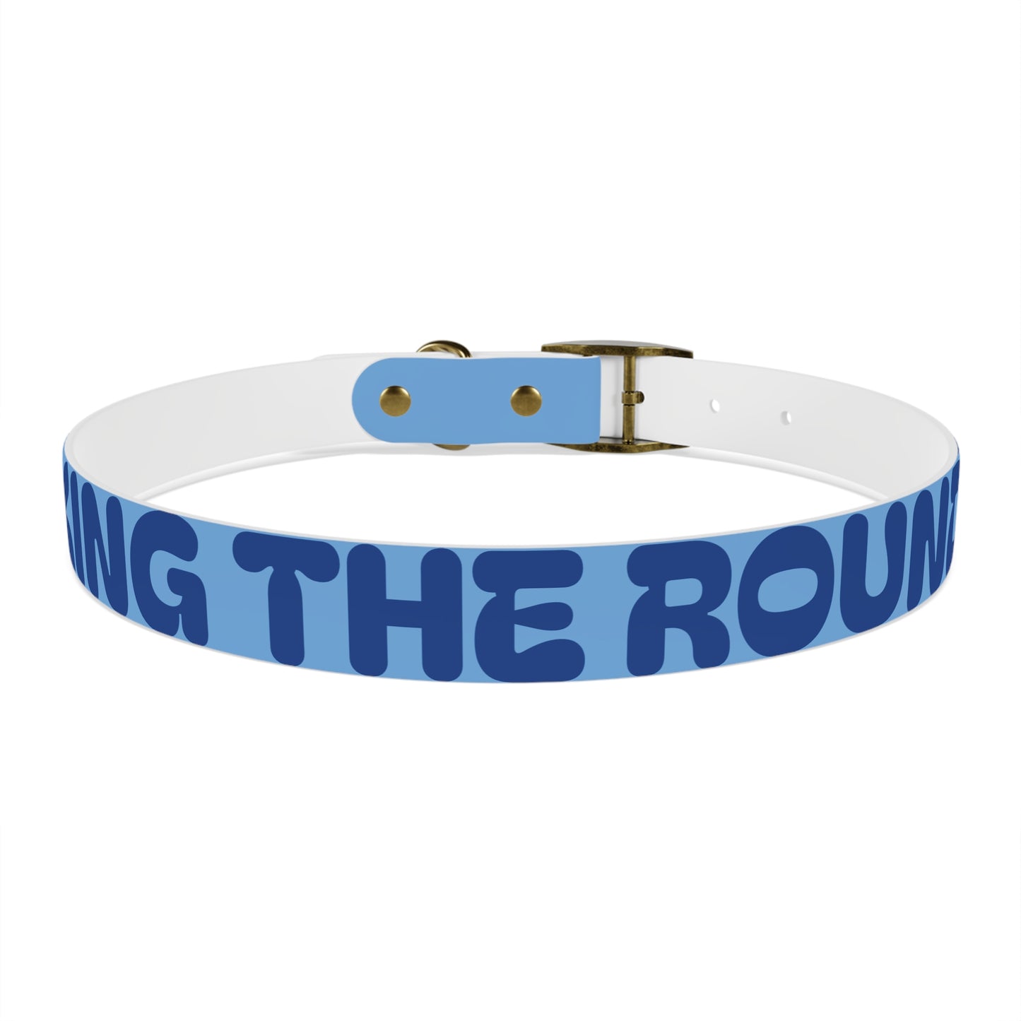 Making The Rounds -- Blue Dog Collar