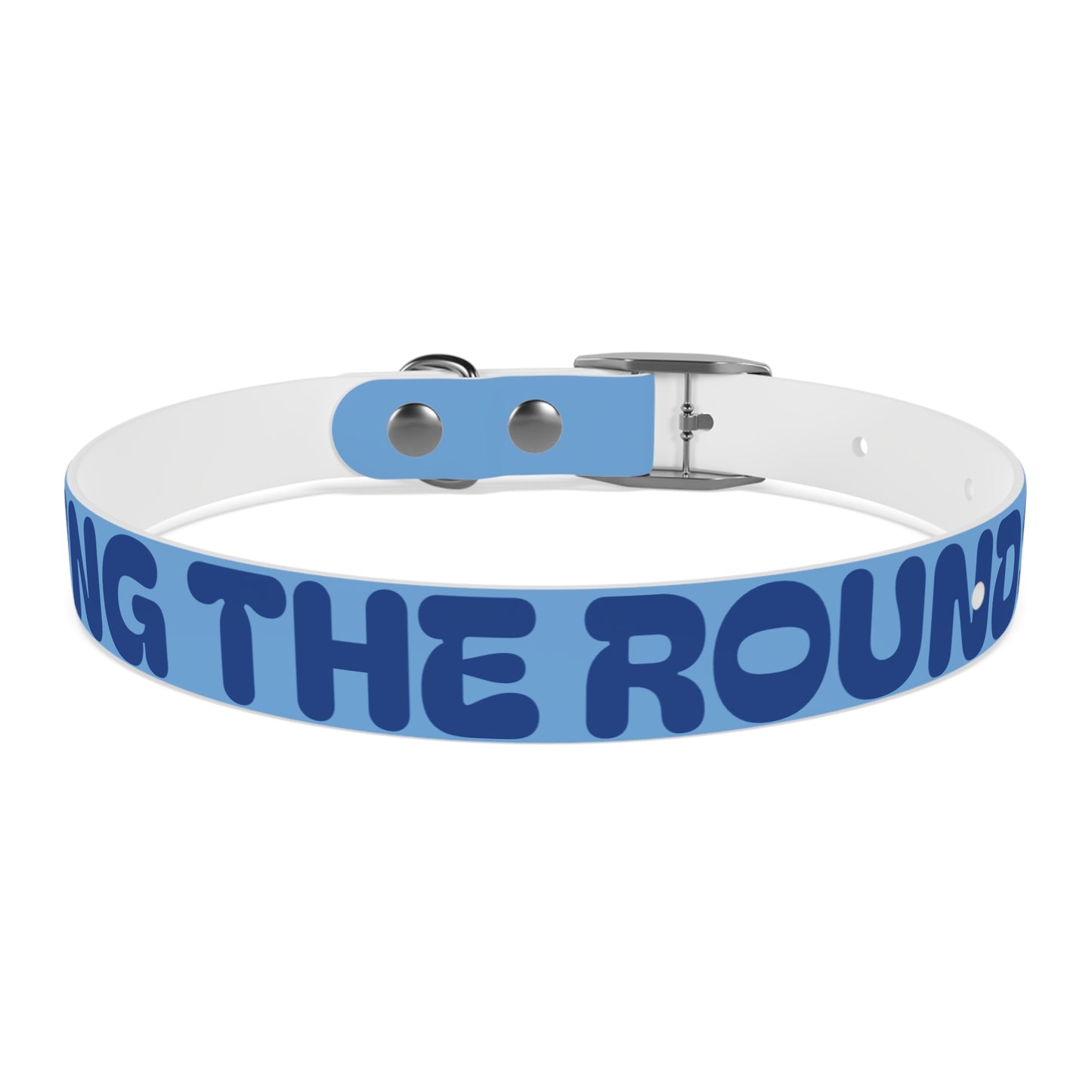 Making The Rounds -- Blue Dog Collar