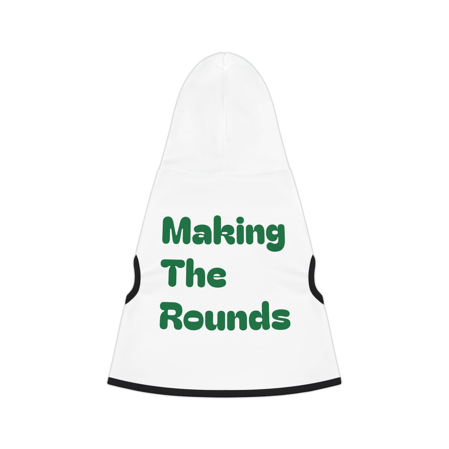 Making The Rounds Green Pet Hoodie