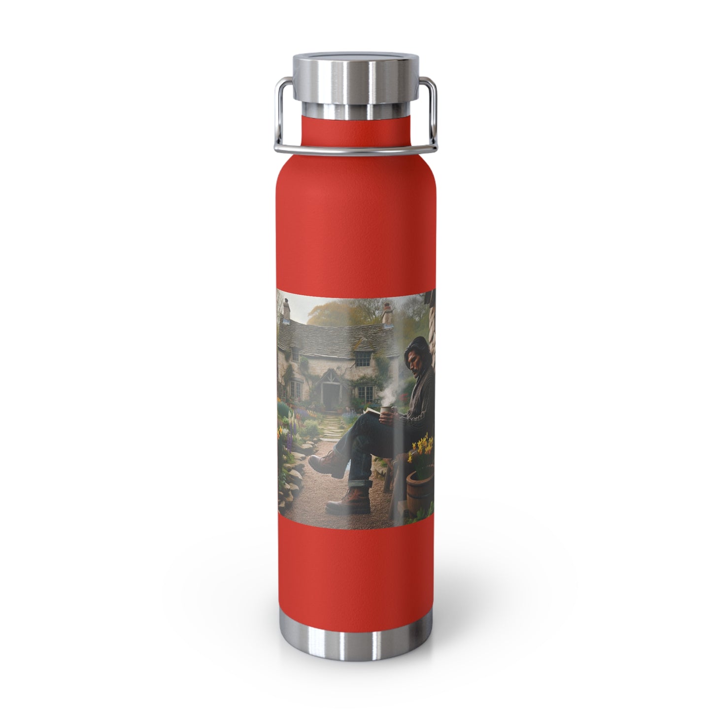 Out In Public Copper Vacuum Insulated Bottle, 22oz