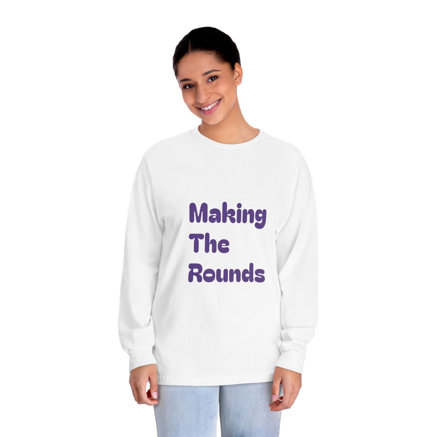 Making The Rounds Purple Unisex Classic Long Sleeve T-Shirt