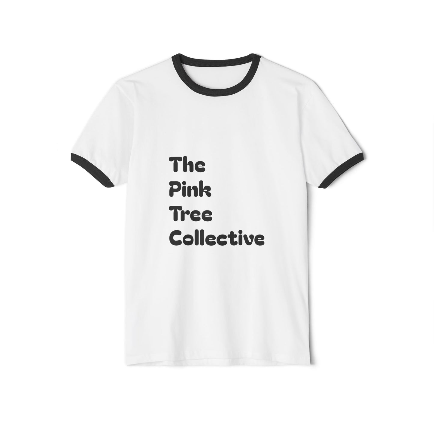 The Pink Tree Collective Unisex Cotton Ringer T-Shirt