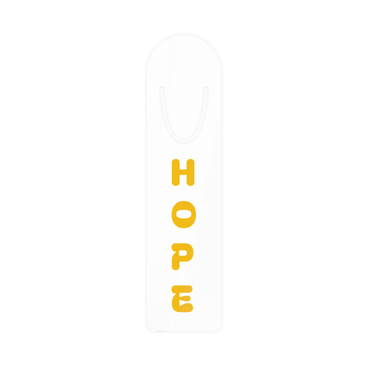 Hope Bookmark  Yellow