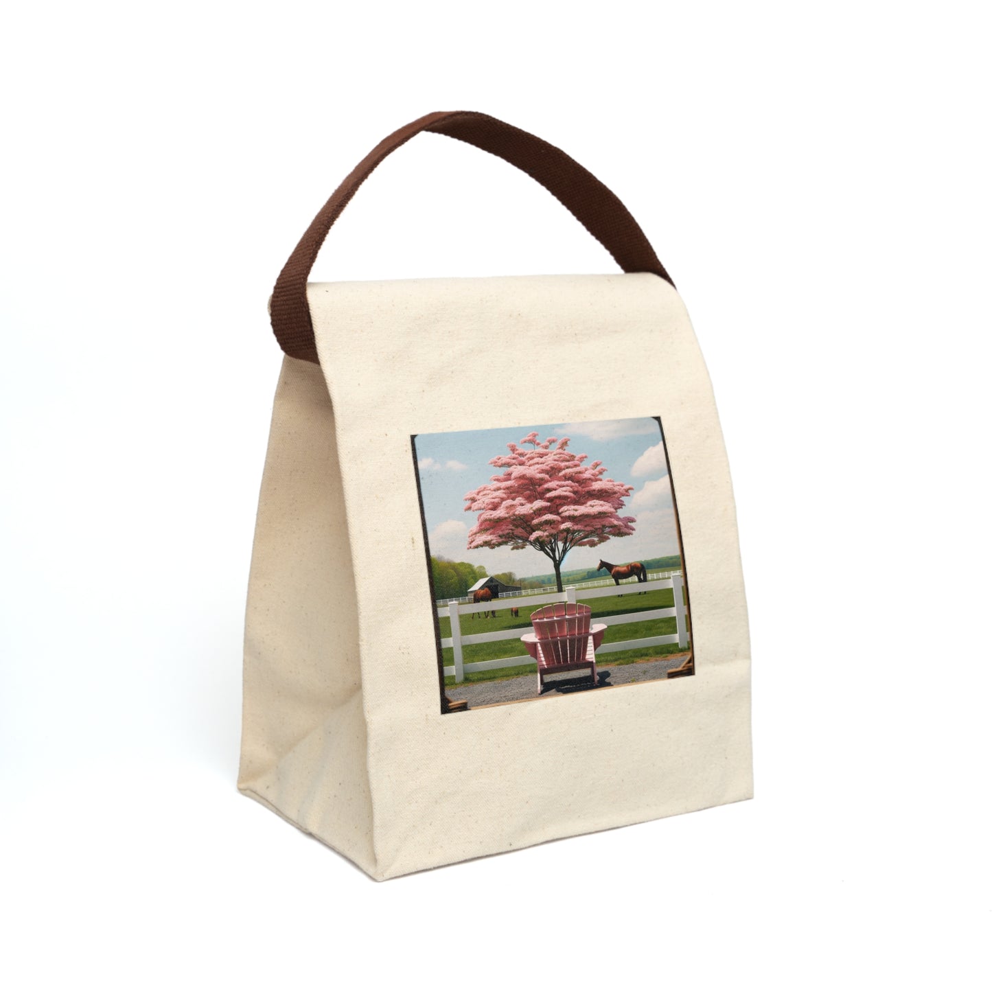 Canvas Lunch Bag With Strap    Cover