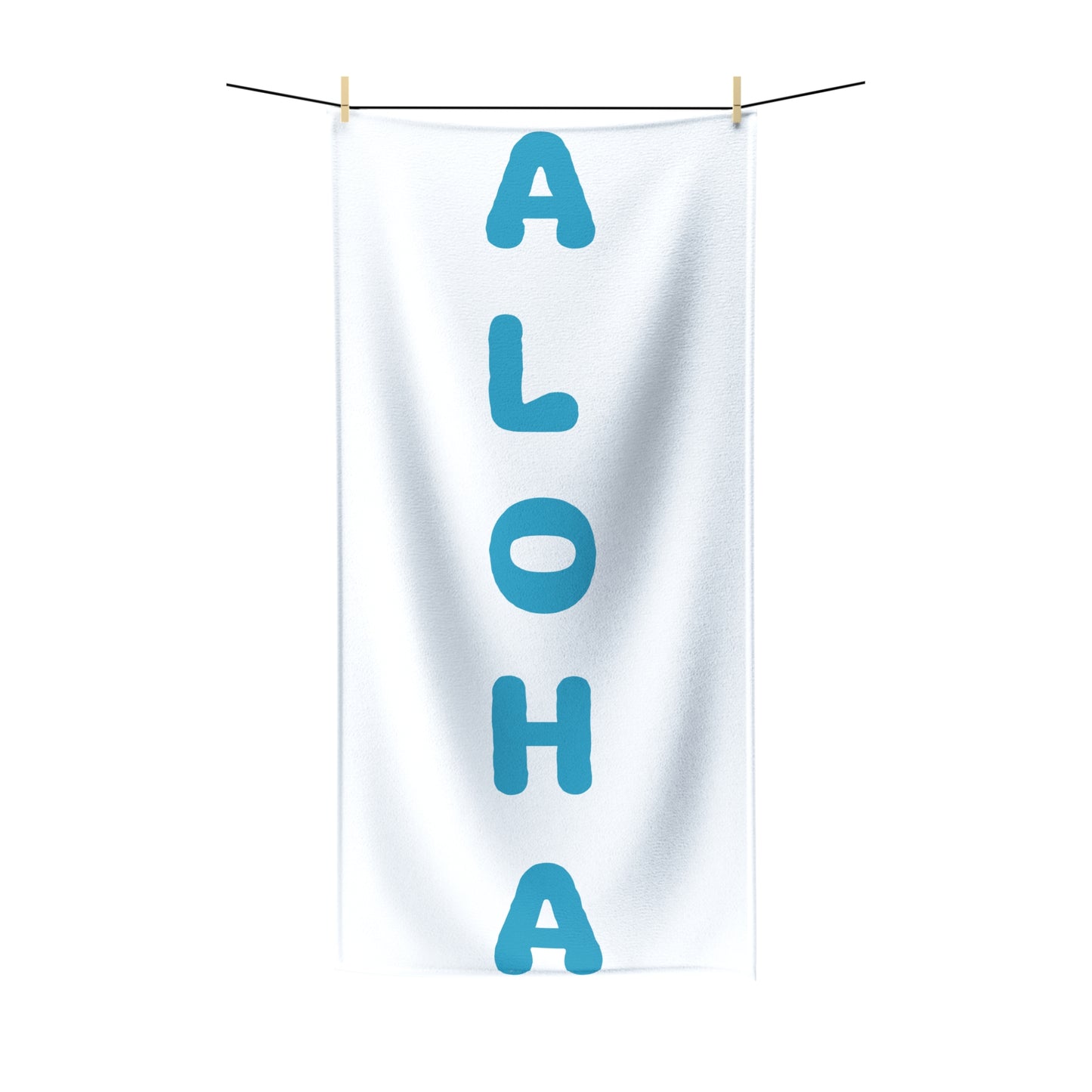 Aloha Blue Polycotton Towel