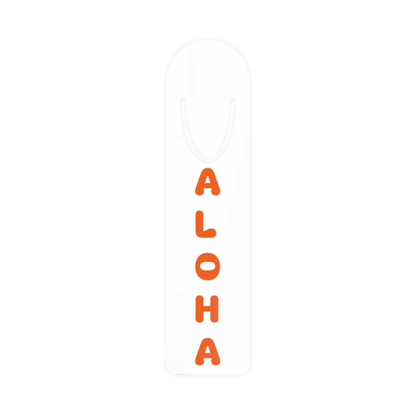 Aloha Bookmark -- Orange