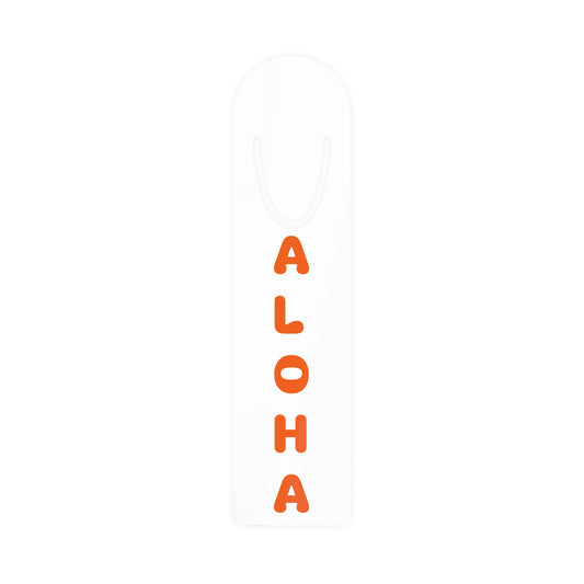 Aloha Bookmark -- Orange