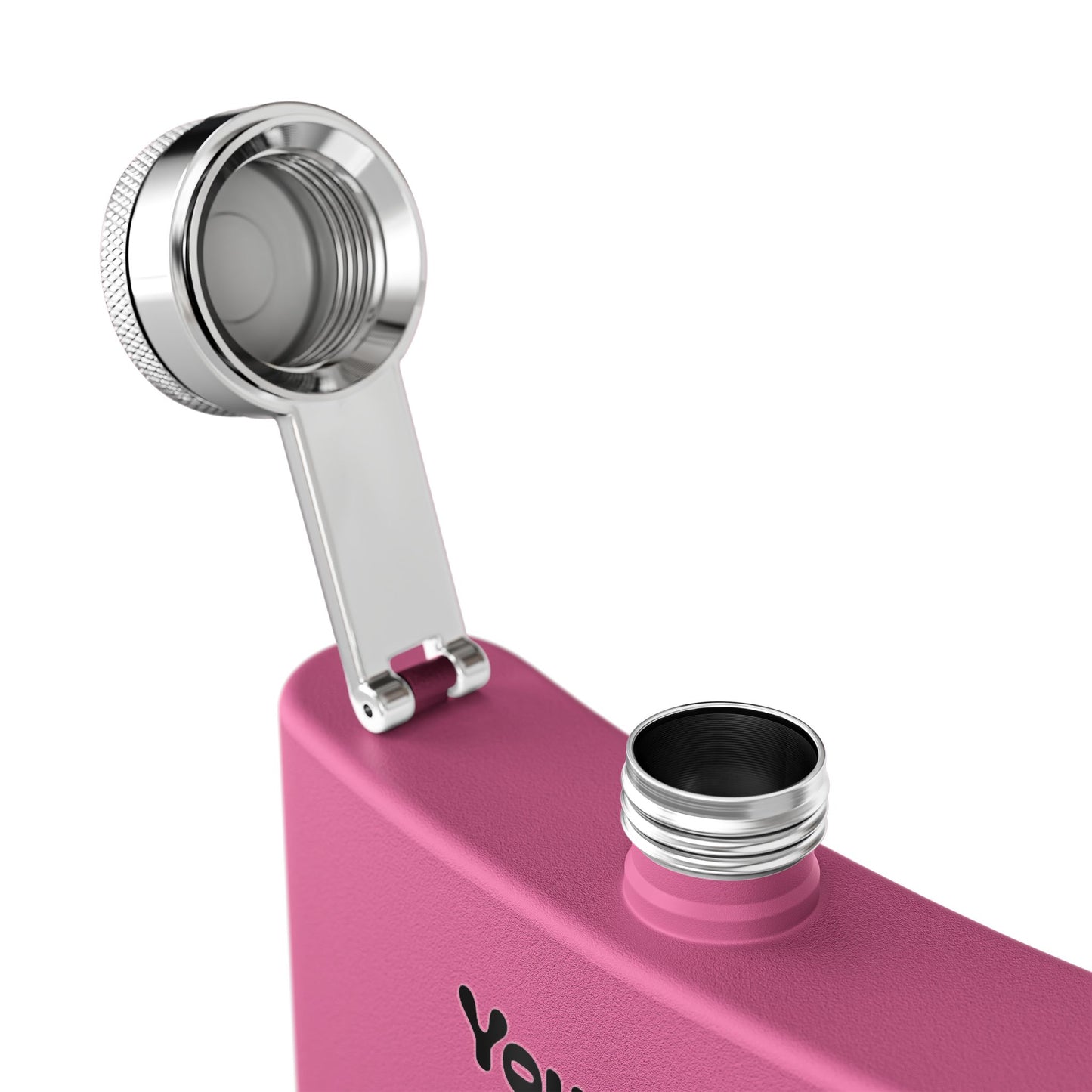 6oz Stainless Steel Flask — "You are the center of my Venn diagram" Romantic Hipster Gift