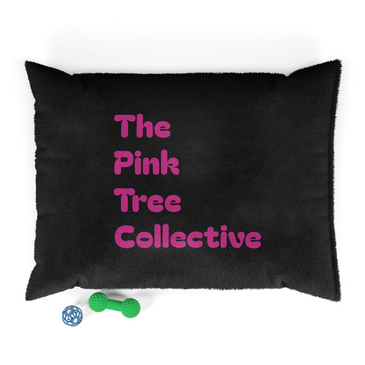 The Pink Tree Collective Black with Pink Pet Bed