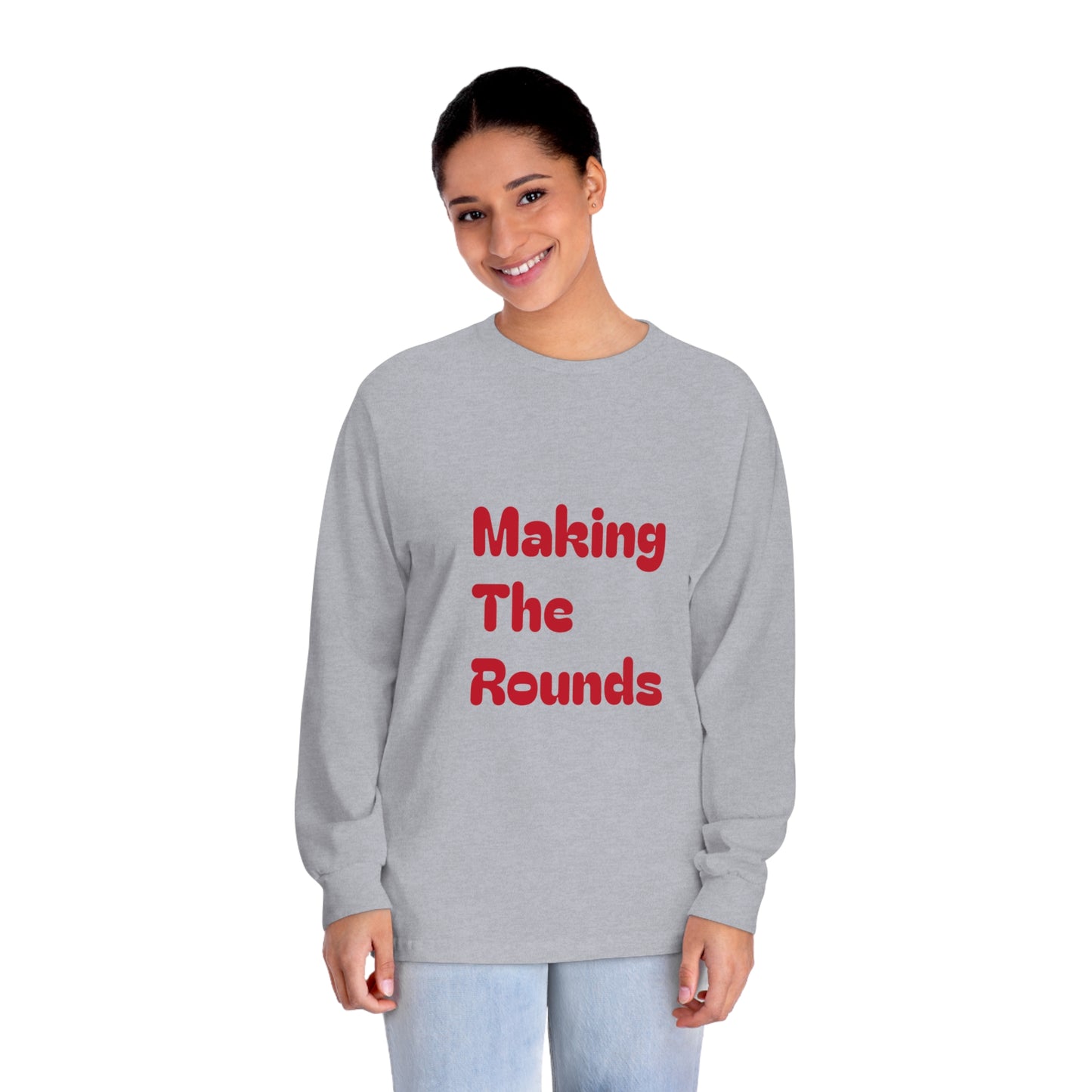 Making The Rounds Red Unisex Classic Long Sleeve T-Shirt