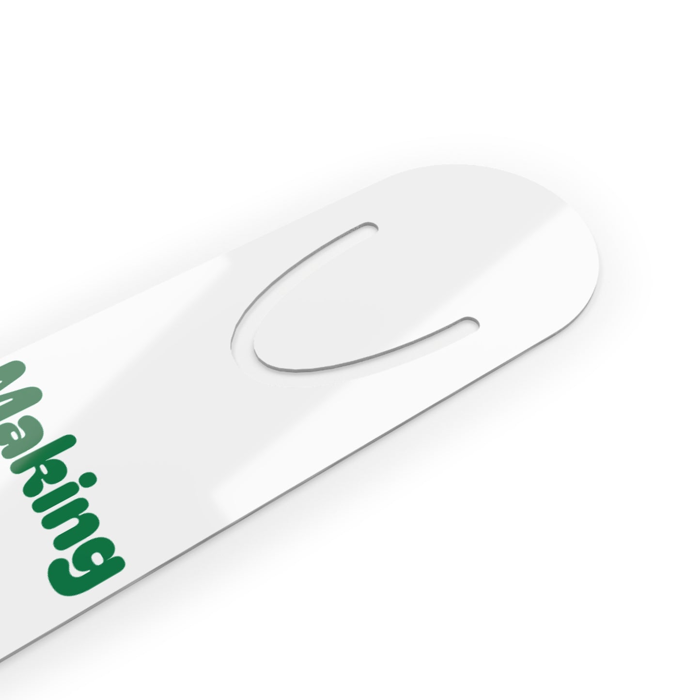 Making The Rounds Green Bookmark