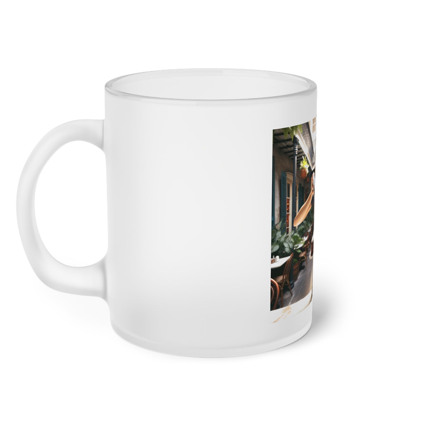 Spoonful Of Sugar Frosted Glass Mug