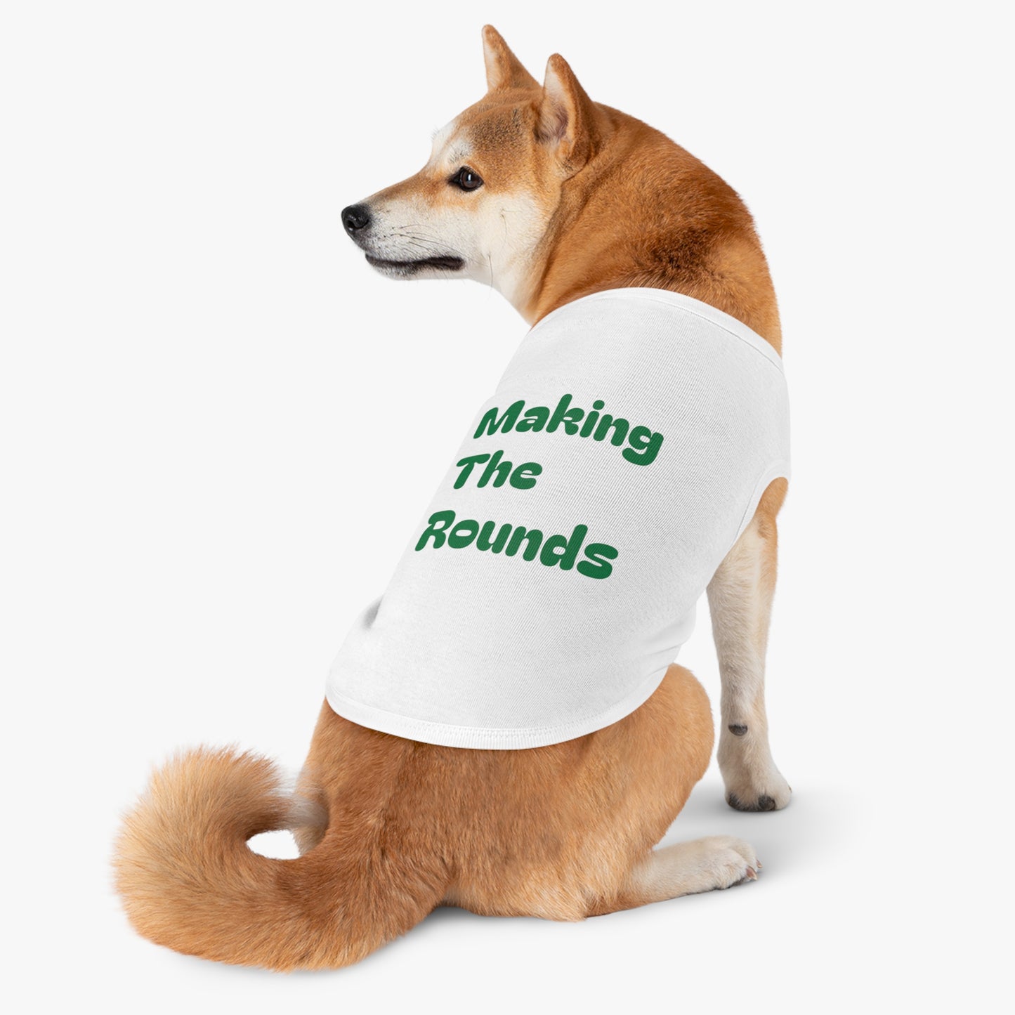 Making The Rounds Gree Pet Tank Top