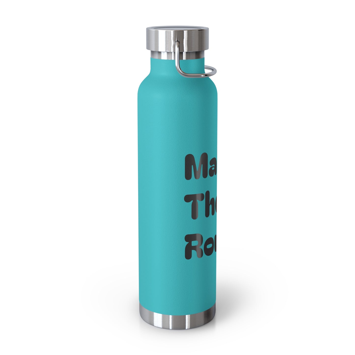 Making The Rounds black Copper Vacuum Insulated Bottle, 22oz