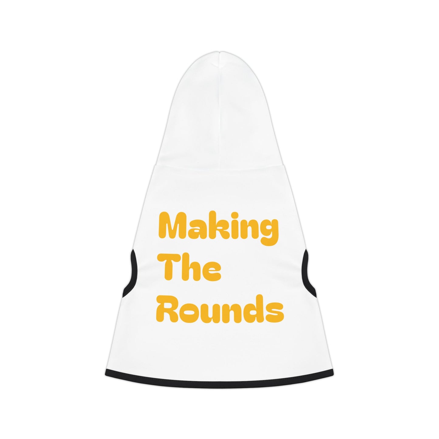 Making The Rounds Yellow Pet Hoodie