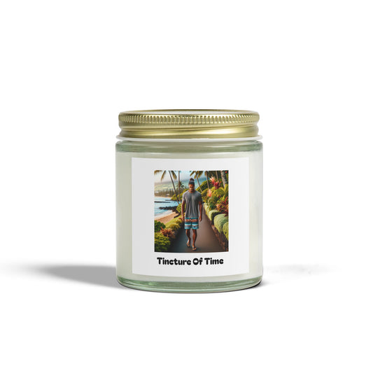 Tincture Of Time Scented Candles, Coconut Apricot Wax (4oz, 9oz)